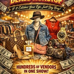 *SHOP WITH ME LIVE AT THE FLEA MARKET WITH HUNDREDS OF VENDORS ALL IN ONE SHOW*
